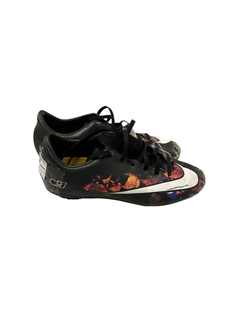 Vist Large View of Product Image Which is Used Nike CR7 SZ 4.5 Soccer Cleats Black Junior 04.5