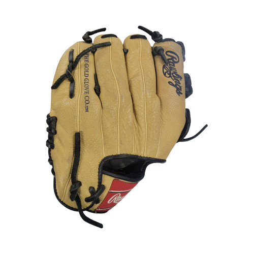 Vist Large View of Product Image Which is Used Rawlings SELECT PRO LITE BB/SB Glove RH Throw Tan And Black 11 1/4"