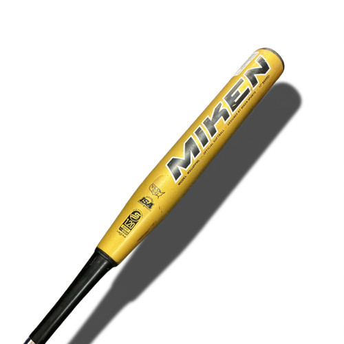 Vist Large View of Product Image Which is Used Miken PRO M1 BB/SB Slowpitch Bat 34"