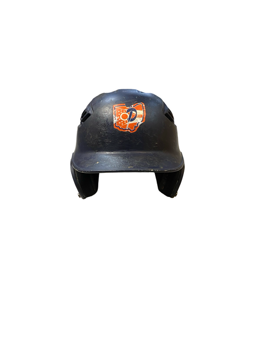 Vist Large View of Product Image Which is Used Rawlings NAVY BLUE HELMET Batting Helmet No Mask Navy Blue SM