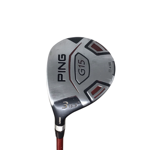 Vist Large View of Product Image Which is Used Ping G15 Mens Fairway Wood LH 3 Wood LEFT HANDED