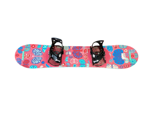 Vist Large View of Product Image Which is Used Burton CHICKLET Girls Board/Binding Pink 110 cm