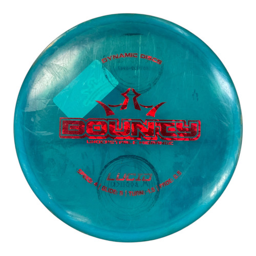 Vist Large View of Product Image Which is Used Dynamic Discs BOUNTY Disc Golf Mid Range Teal 180g