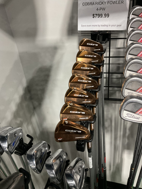 Vist Large View of Product Image Which is Used Cobra RICKY FOWLER IRON SET Mens Iron Set RH 4I-PW