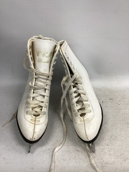Vist Large View of Product Image Which is Used CCM FIGURE WomensFigure Skate White Senior 6