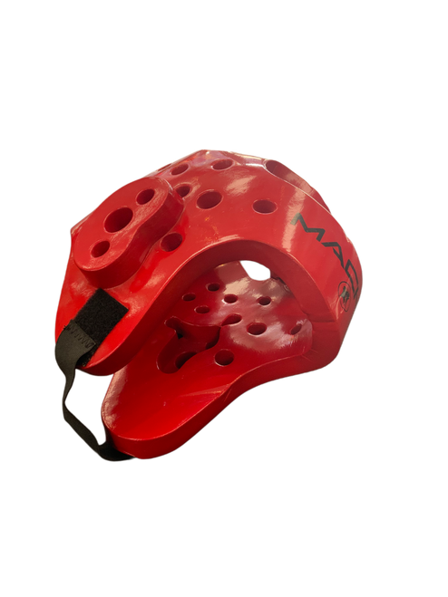 Vist Large View of Product Image Which is Used Martial Arts Head Gear Red