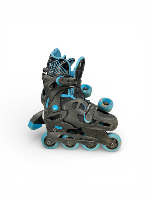 Vist Large View of Product Image Which is Used RollerDerby QUAD/INLINE COMBO Child Roller Quad Skates Gun Metal Grey Adjustable
