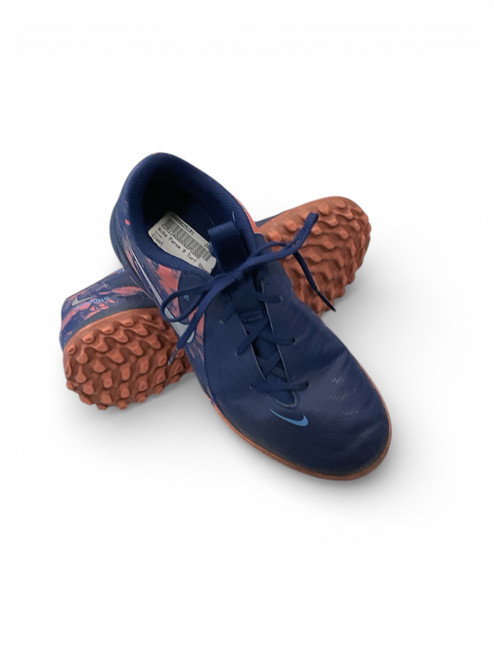 Vist Large View of Product Image Which is Used Nike Soccer Turf Shoes Navy Blue Junior 03