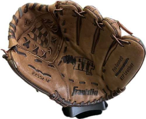 Vist Large View of Product Image Which is Used Franklin 22552 BB/SB Glove RH Throw Brown 12"