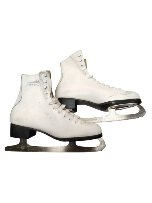Vist Large View of Product Image Which is Used Lake Placid WomensFigure Skate White Senior 7