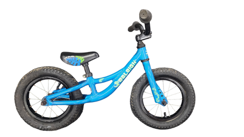 Vist Large View of Product Image Which is Used Raleigh LIL PUSH Balance Bike Boys Royal Blue 12"