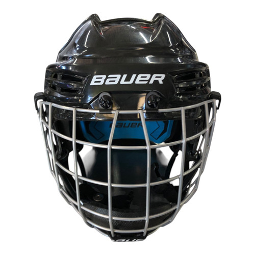 Vist Large View of Product Image Which is Used Bauer PRODIGY YTH Helmet Cage Combo Black One Size