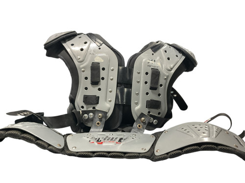 Vist Large View of Product Image Which is Used Schutt AIR RELEASE XL SHOULDER PADS FB Shoulder Pads Grey XL