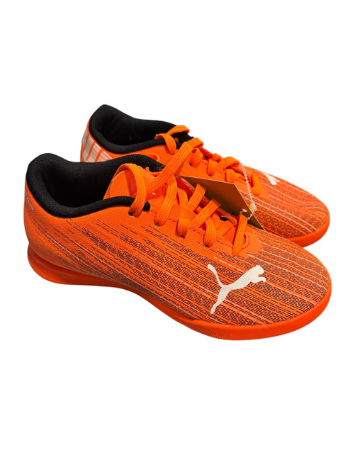 Vist Large View of Product Image Which is Used Puma Soccer Turf Shoes Orange Youth 13.0