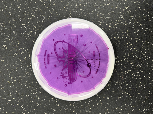 Vist Large View of Product Image Which is Used Dynamic Discs TRUTH LUCID EMAC Disc Golf Mid Range Purple