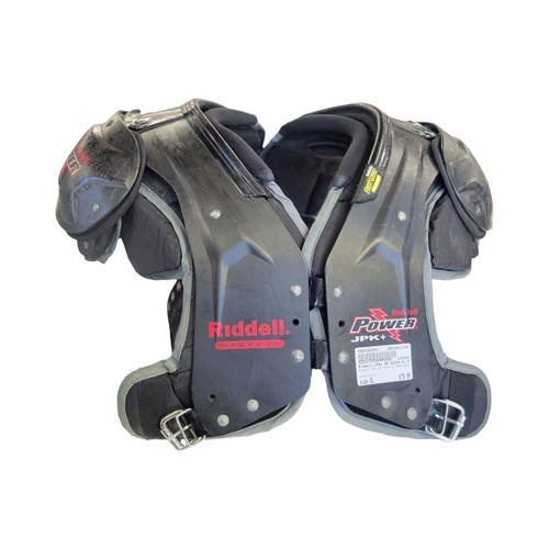Vist Large View of Product Image Which is Used Riddell JPK+ AP YOUTH XL PADS SMALL FB Shoulder Pads Black XL