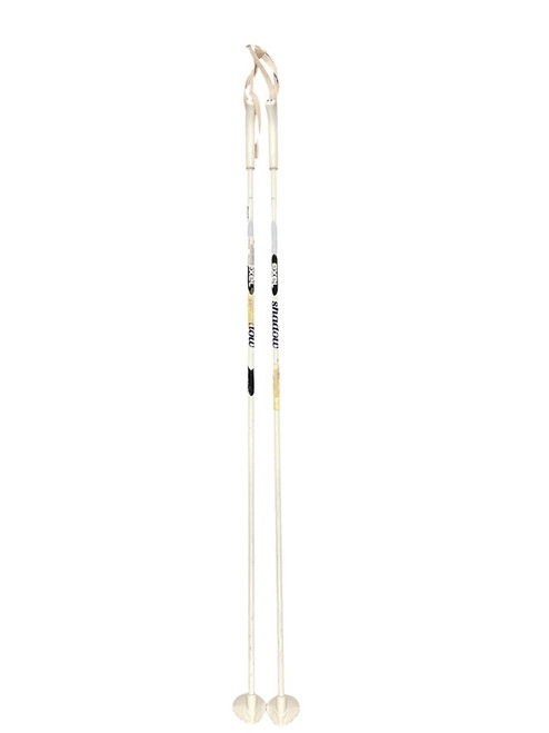 Vist Large View of Product Image Which is Used EXEL SHADOW 115CM Boys XC Ski Poles White 115 cm / 46 in