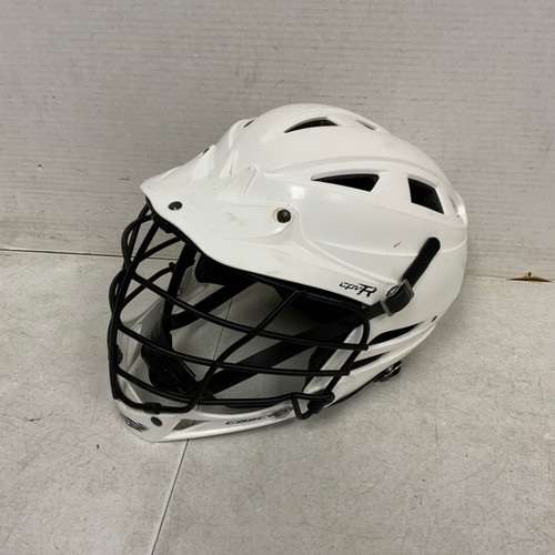 Vist Large View of Product Image Which is Used Cascade CPV R Lacrosse Helmet White SM