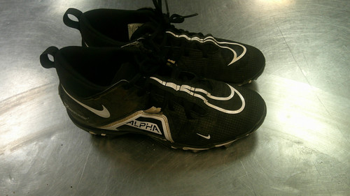 Vist Large View of Product Image Which is Used Nike ALPHA Adult FB Cleats Black Senior 10