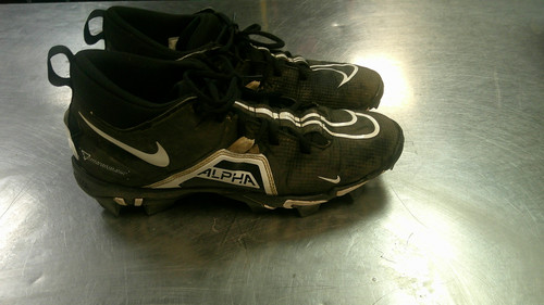 Vist Large View of Product Image Which is Used Nike ALPHA Adult FB Cleats Black Senior 8.5