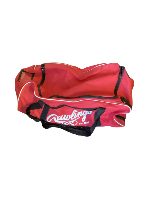 Vist Large View of Product Image Which is Used Rawlings BB/SB Player Carry Bag Red