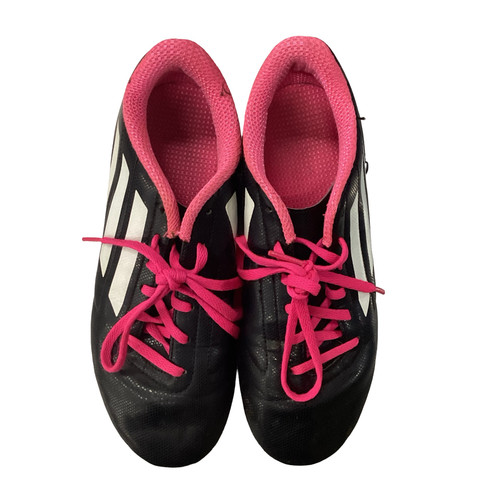 Vist Large View of Product Image Which is Used Adidas Soccer Cleats Black Junior 05