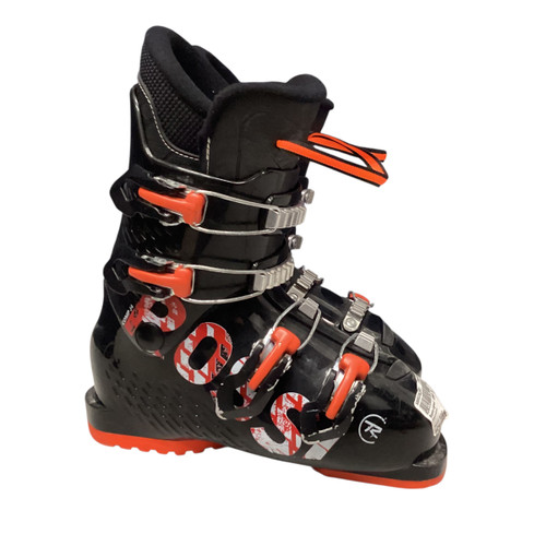 Vist Large View of Product Image Which is Used Rossignol COMP J4 Boys DH Ski Boot Black 235 MP - J05.5 - W06.5