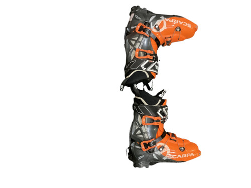 Vist Large View of Product Image Which is Used Scarpa MAESTRALE Mens DH Ski Boot Orange 265 MP - M08.5 - W09.5