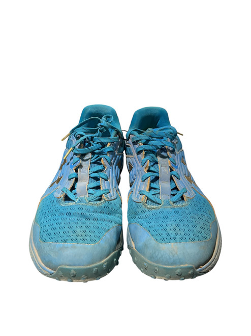 Vist Large View of Product Image Which is Used Under Armour BLUE CHARGED UA TURF BB/SB Cleats Carolina Blue And Navy Blue Senior 13