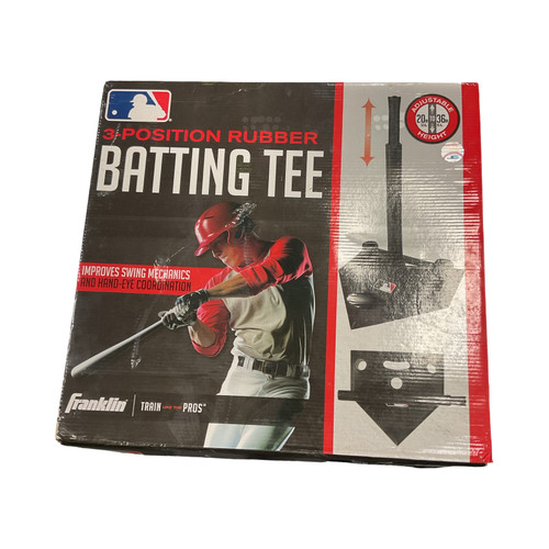 Vist Large View of Product Image Which is Franklin 3-POSITION RUBBER BATTING TEE BB/SB Batting Tee