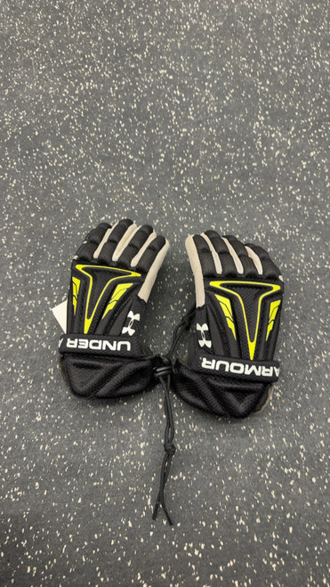Vist Large View of Product Image Which is Used Under Armour NEX18 Lacrosse Gloves Junior Black MD