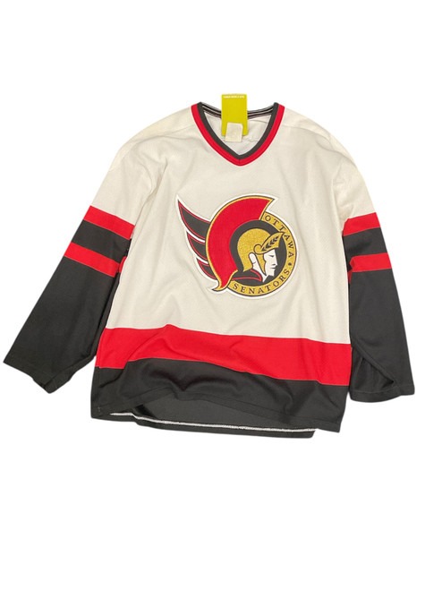 Vist Large View of Product Image Which is Used Senators Hockey Practice Jersey White MD