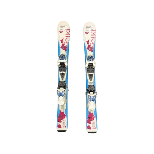 Vist Large View of Product Image Which is Used Volkl ACHICA Girls DH Ski/Binding White 80 cm