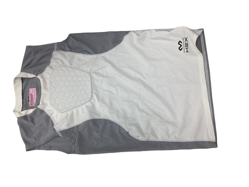 Vist Large View of Product Image Which is Used McDavid HEX PADDED SHIRT Other Clothing White Youth