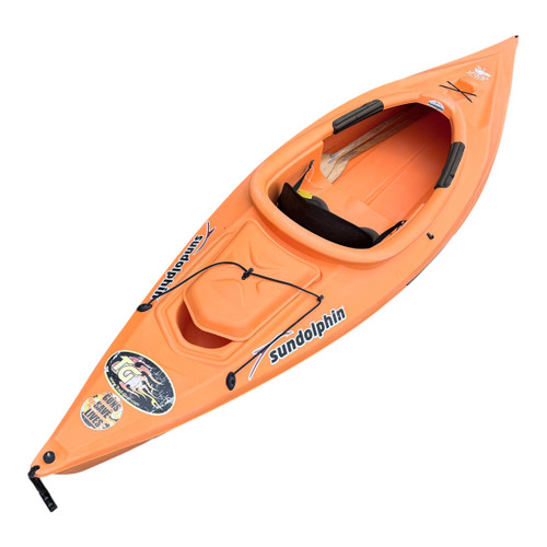 Vist Large View of Product Image Which is Used Sun Dolphin 10 FOOT SIT IN Kayak Orange 10Ft