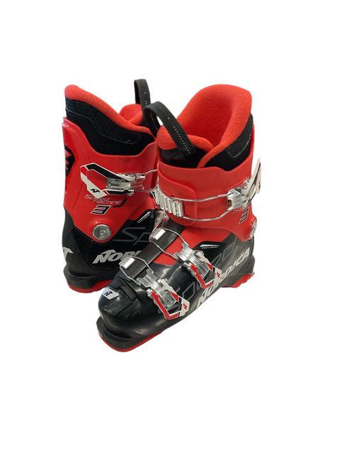 Vist Large View of Product Image Which is Used Nordica SPEED MACHINE 3 Boys DH Ski Boot Red 215 MP - J03