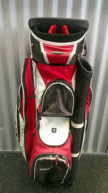 Vist Large View of Product Image Which is Used TOUR MAX Mens Cart Bag Red