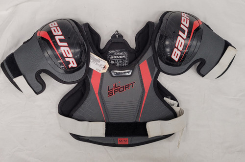 Vist Large View of Product Image Which is Used Bauer LIL SPORT SHOULDER Youth Shoulder Pads MD