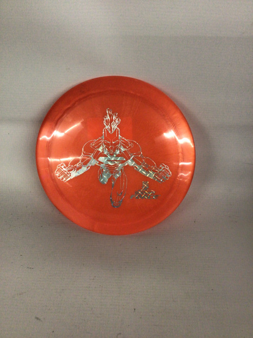 Vist Large View of Product Image Which is Used Discraft BIGZ Disc Golf Mid Range Orange