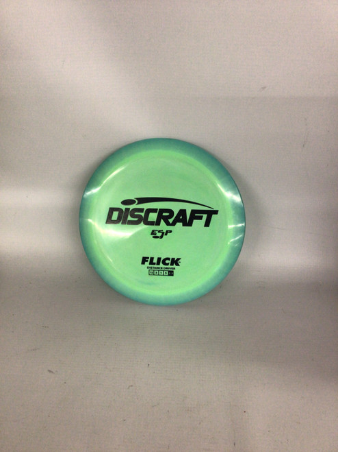 Vist Large View of Product Image Which is Used Discraft ESP FLICK Disc Golf Driver Green