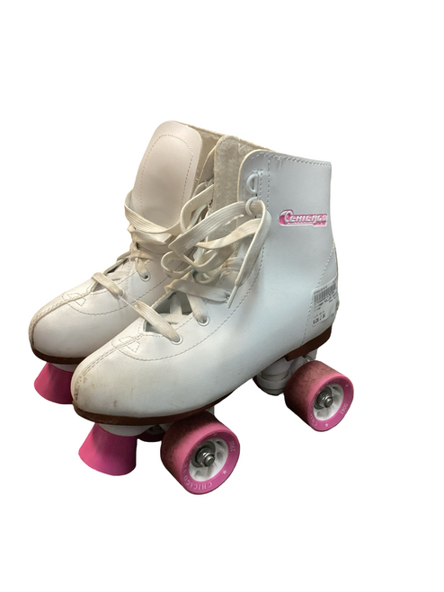 Vist Large View of Product Image Which is Used Chicago ROLLER SKATES Junior Roller Quad Skates White Junior 04