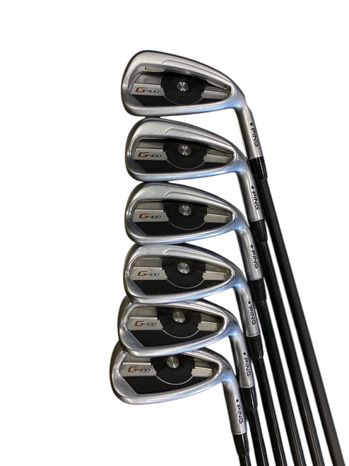 Vist Large View of Product Image Which is Used Ping G400 Mens Iron Set RH 6I-GW/AW