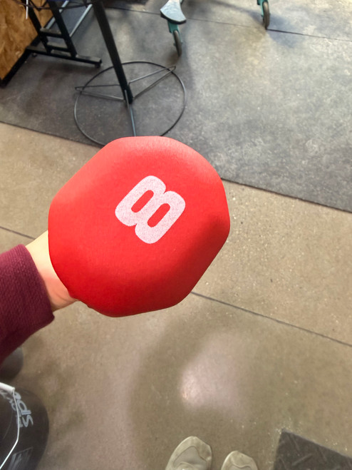 Vist Large View of Product Image Which is Used Hex Dumbbell (Each) 8 lb