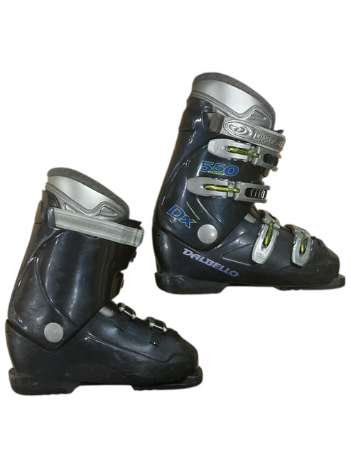 Vist Large View of Product Image Which is Used Dalbello 550 DX Womens DH Ski Boot Navy Blue 255 MP - M07.5 - W08.5