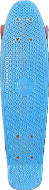 Vist Large View of Product Image Which is Used Penny BLUE Complete Skateboard Royal Blue Regular