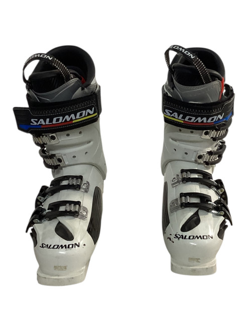 Vist Large View of Product Image Which is Used Salomon X3-10 Mens DH Ski Boot White 295 MP - M11.5