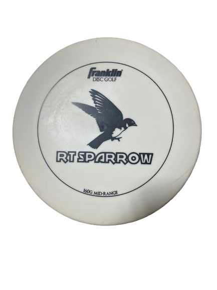 Vist Large View of Product Image Which is Used Franklin FRANKLIN RT SPARROW MID-RANGE Disc Golf Mid Range White