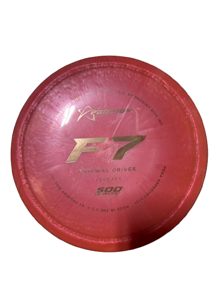 Vist Large View of Product Image Which is Used Prodigy PRODIGY F7 FAIRWAY Disc Golf Mid Range Red