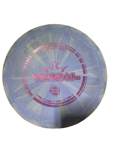 Vist Large View of Product Image Which is Used Dynamic Discs DYNAMIC DISCS VANDAL FAIRWAY Disc Golf Mid Range Royal Blue