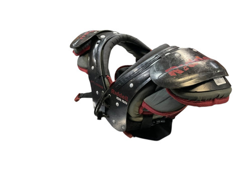 Vist Large View of Product Image Which is Used Riddell RIVAL YOUTH FB SP MD FB Shoulder Pads Black MD